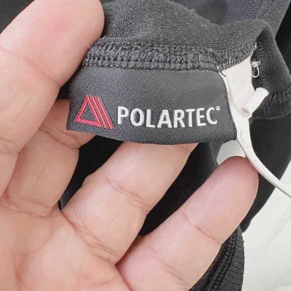 Marmot Polartec Quarter Zip Pullover Top in Black - Picture 7 of 8